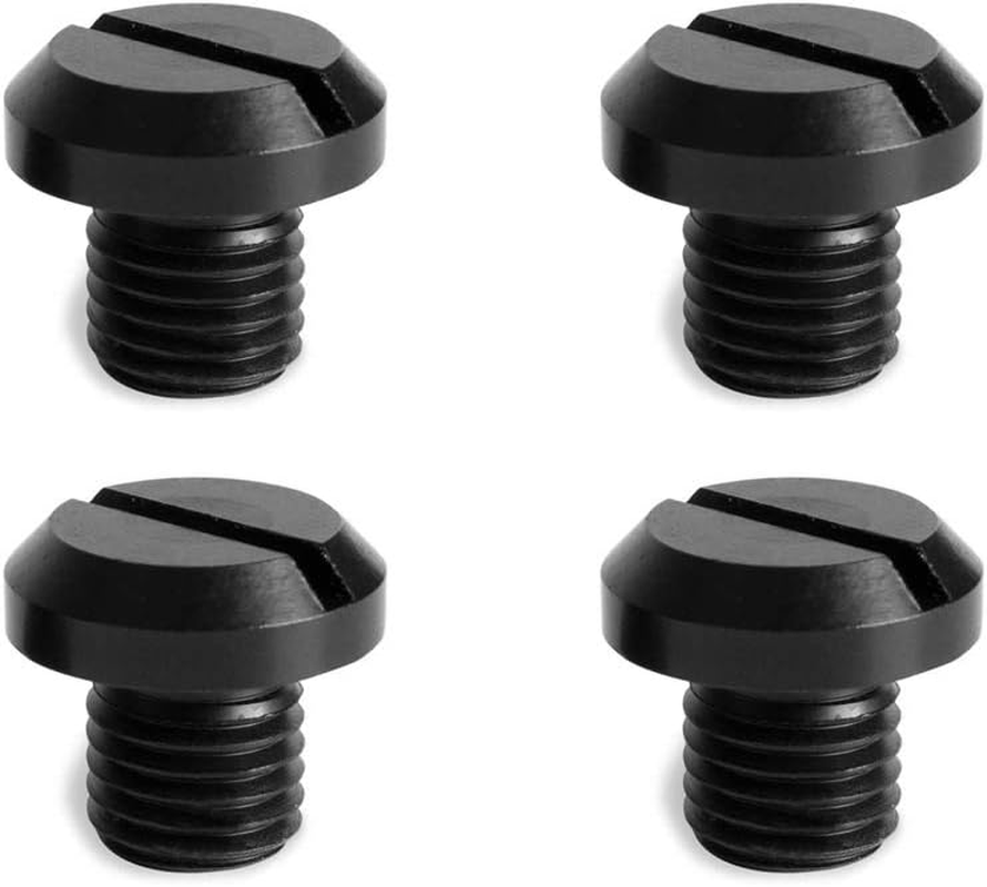 Adaskala 4Pcs Motorcycle Aluminum CNC M10 X 1.25 Mirrors Hole Banking Plugs Screws Replacement for Yamaha FZ-07 MT-07 Suzuki image number 2