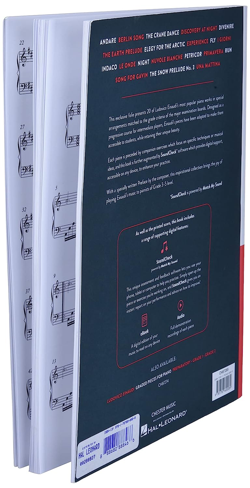 Ludovico Einaudi - Graded Pieces for Piano Book/Online Audio: Grades 3-5 image number 4