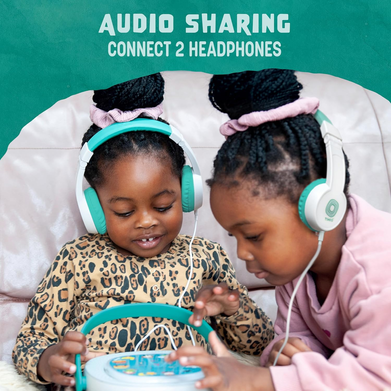 Timio Kids Headphones &ndash; Volume-Limited, Durable & Comfortable &ndash; Safe Headphones for Toddlers and Children &ndash; Compatible with Timio Audio Player &ndash; Travel Friendly, 3.5Mm Jack image number 6
