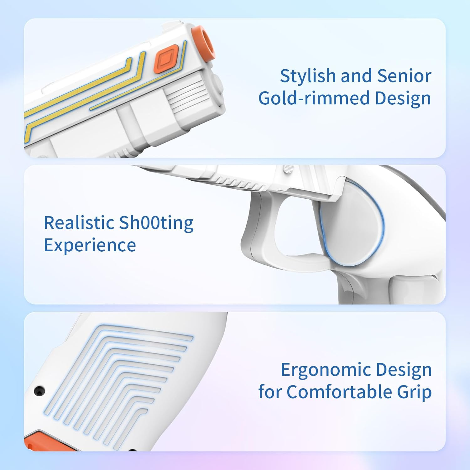 AMVR VR G-Un Stock Attachment Compatible with Quest 3S/Quest 3 Accessories, Weighted P-Istoi Grip Enhance FPS Game Experience Holding Feel, VR Accessories for anti Slip Handle Shell Cover Protector image number 4