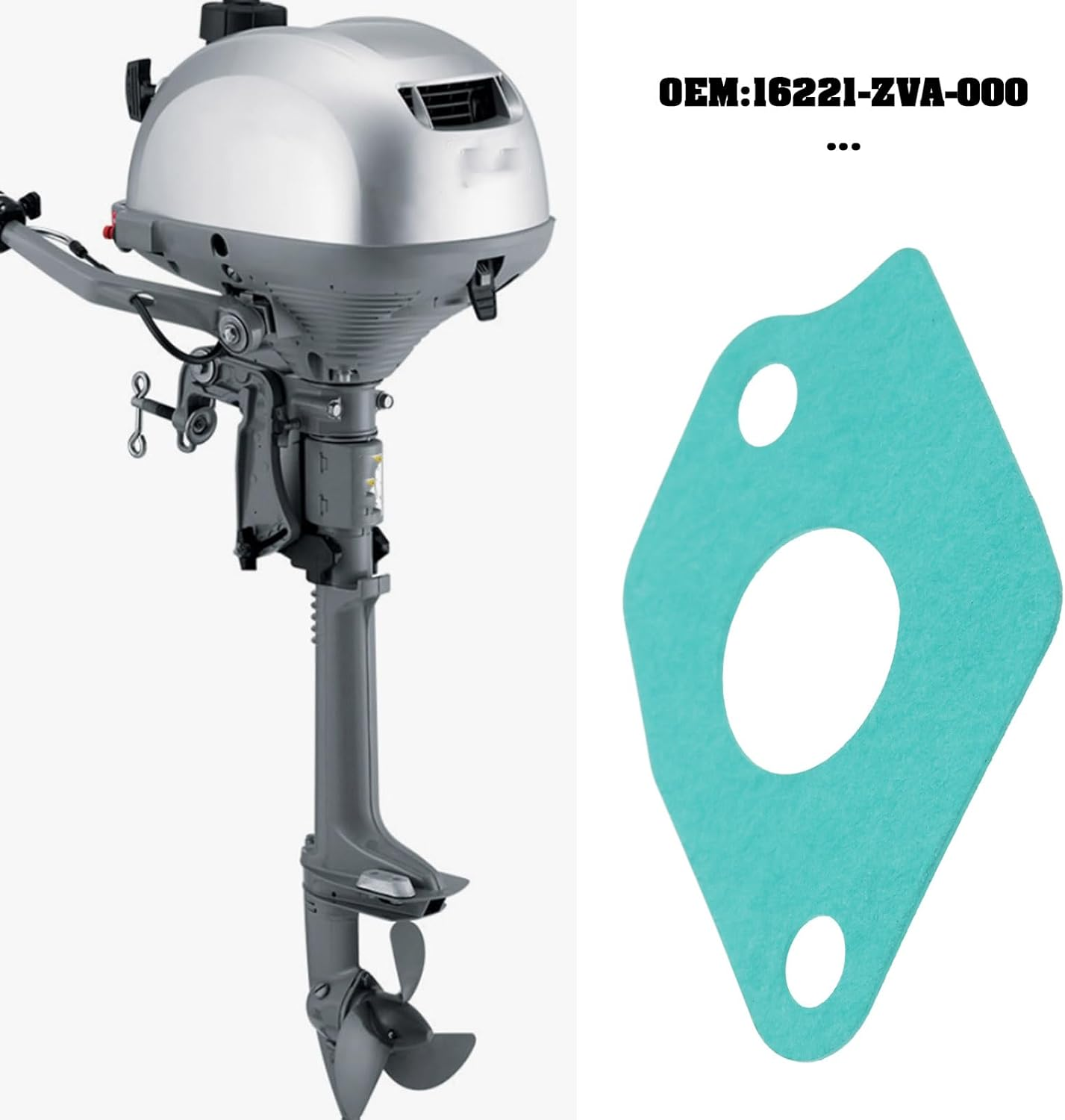 SING F LTD Carburetor Gasket 16221-ZVA-000 Compatible with Honda BF2.3 2.3Hp 4-Stroke Outboard image number 3