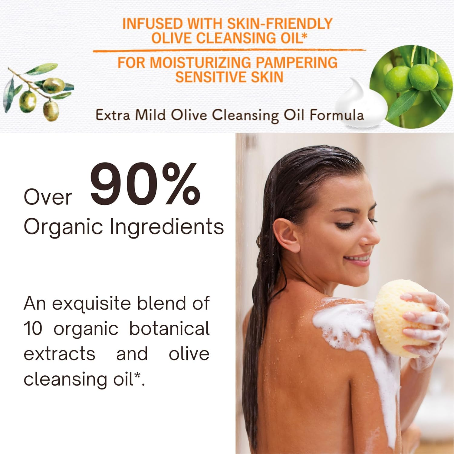 Diane Moist Botanical Refresh and Moist Body Soap, 500 Ml image number 3