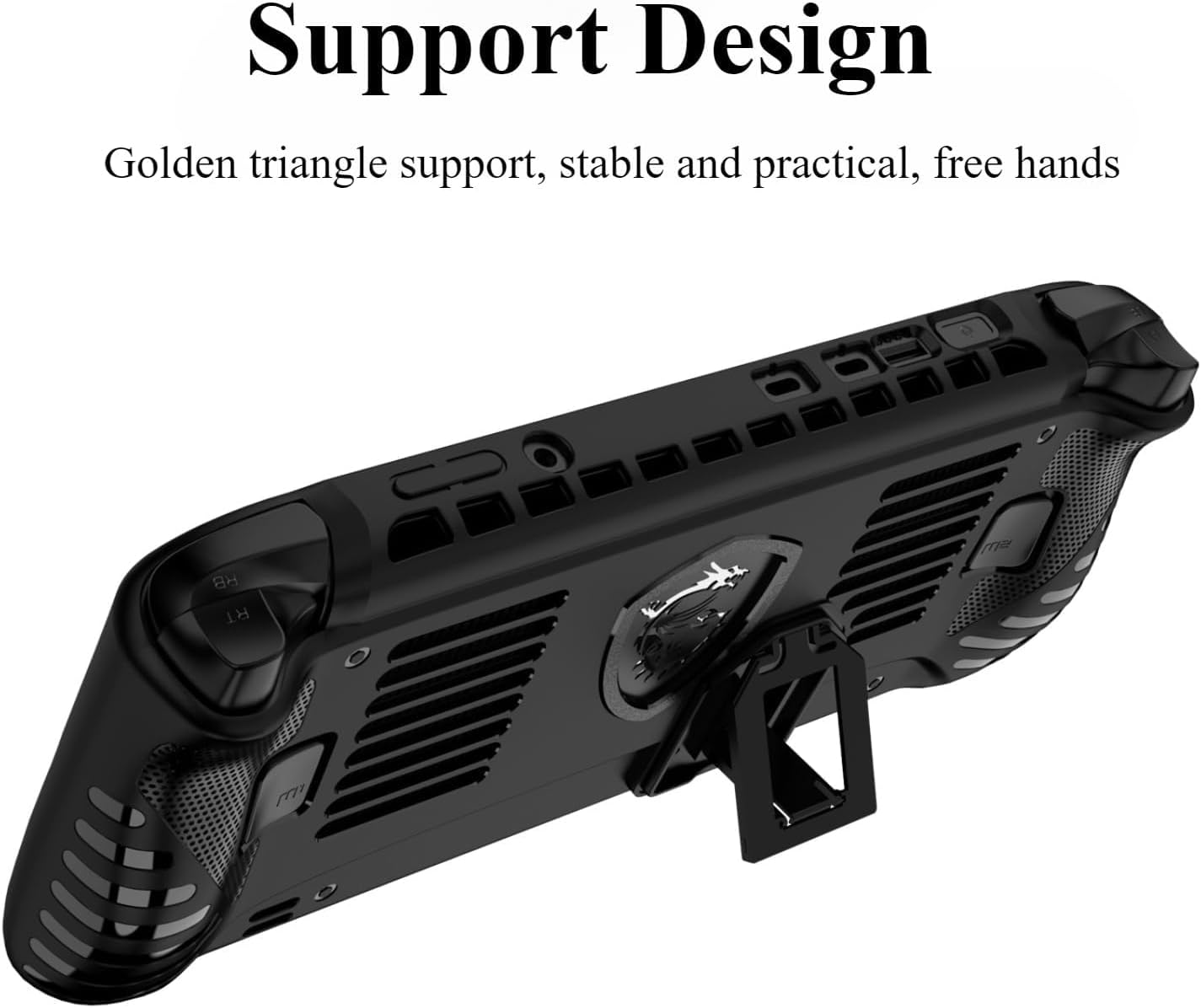 Pidynx Handheld Storage Bag + Protective Case + 8&rdquo; Frosted Film for MSI Claw8 Handheld EVA Leather Anti-Glare Film Anti-Blue Light Film image number 4