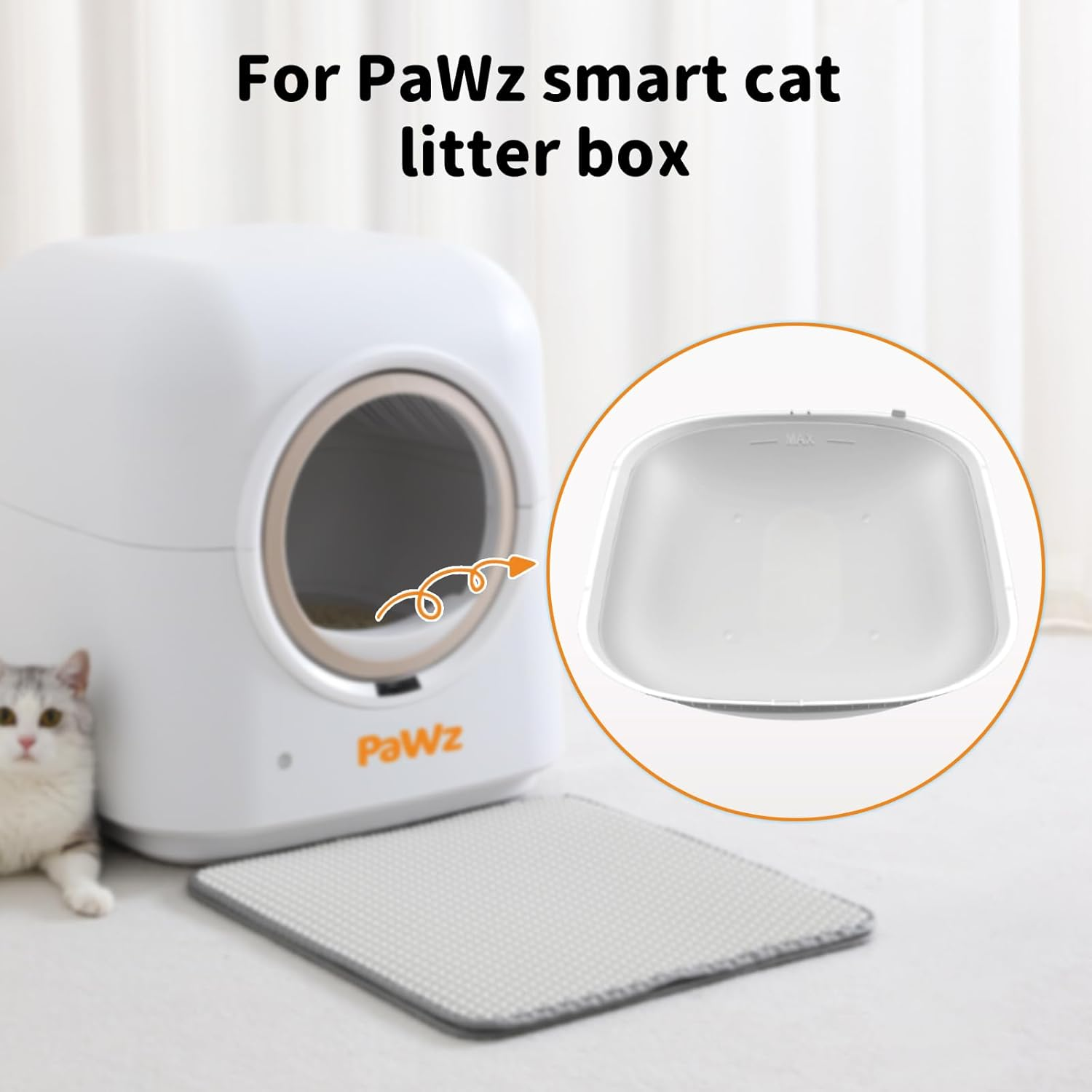 Pawz Replaceable Liner Pad for Smart Automatic Cat Litter Box, Durable, Waterproof, Leak-Proof, Easy to Install and Clean image number 4