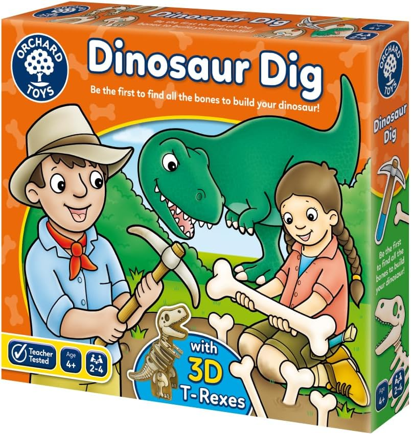 Orchard Toys Dinosaur Dig Board Game image number 4