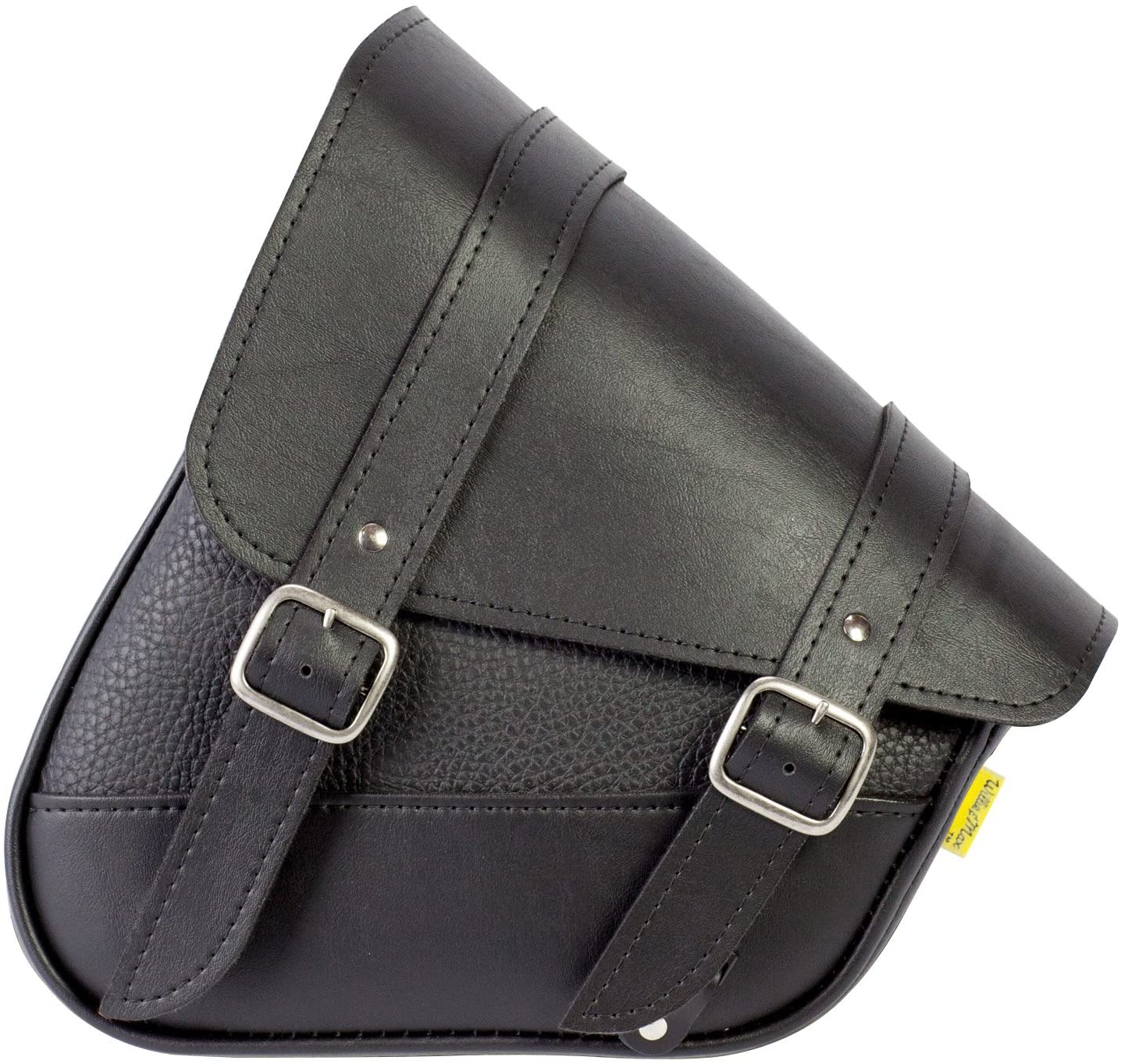 Dowco Willie & Max by - Triangulated Swingarm Bag for Harley-Davidson Softail Motorcycle - UV Protection - Maintenance Free Synthetic Leather - Black - up to 9L Capacity [ 59776-00 ] image number 2