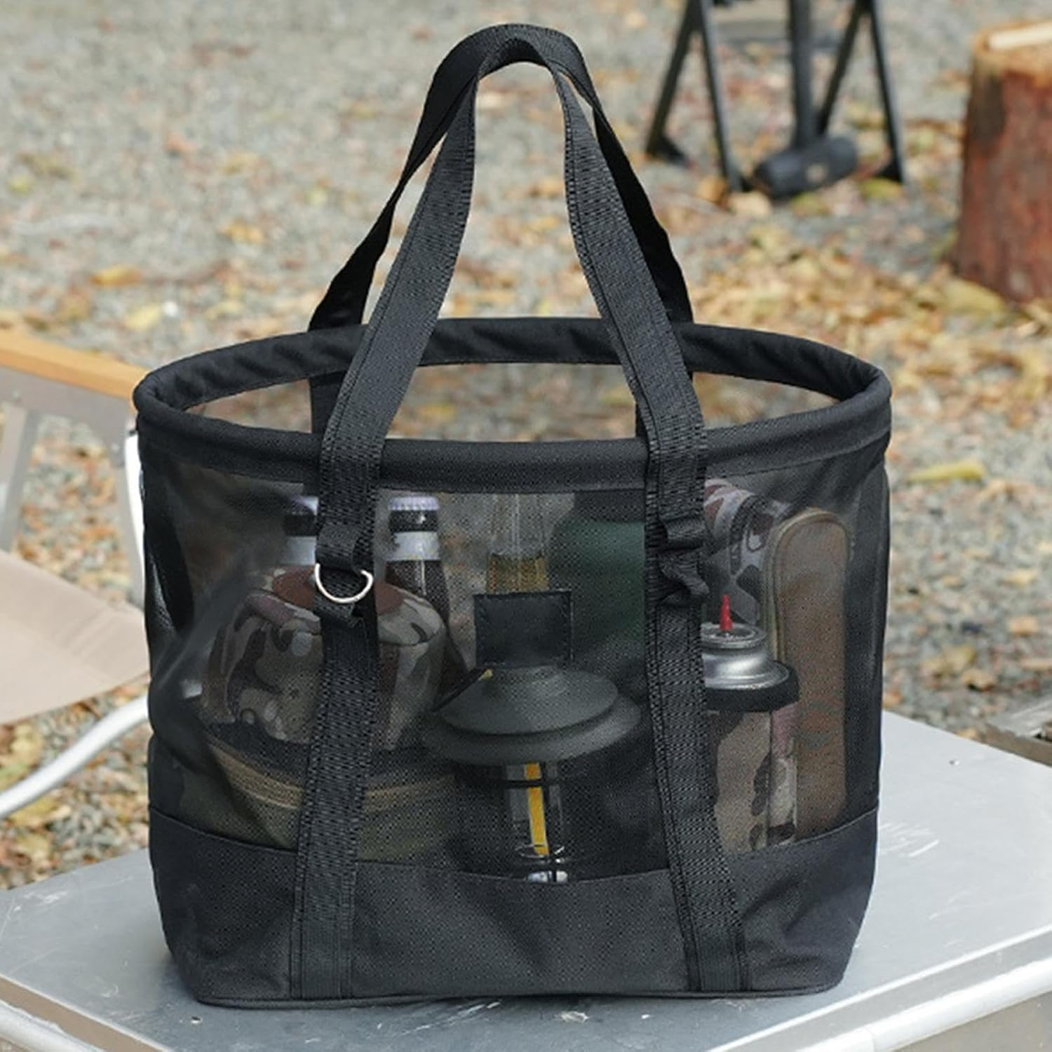 Beach Bag, Mesh Beach Tote, Travel Organizer Bag, 50X41X31Cm Extra Large Capacity Lightweight and Portable Versatile for Women and Men Sand Toys, Tools, Accessories image number 1