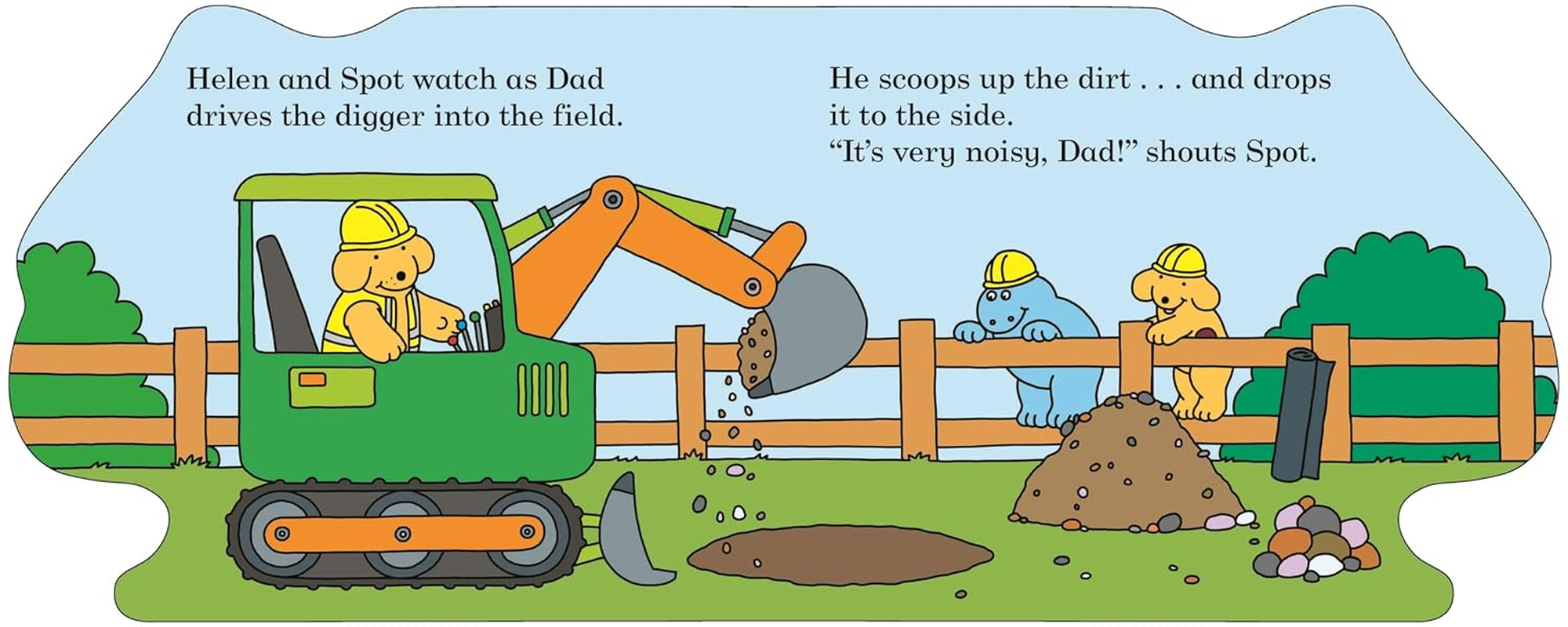 Spot'S Digger: a Digger Shaped Board Book for Babies and Toddlers image number 3