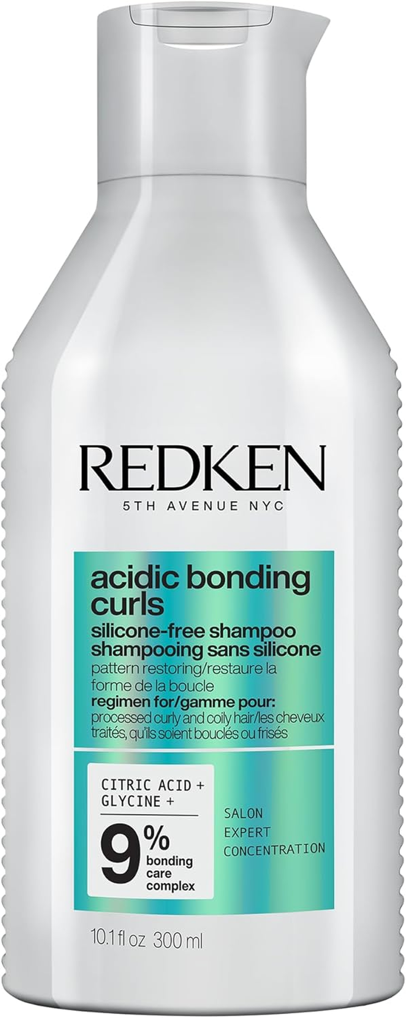 Redken Acidic Bonding Curls Silicone-Free Shampoo |For Curly Hair | Curl Control + Definition | with Citric Acid, Avocado Oil, Shea Butter | Sulfate-Free | Hydrating Shampoo | Repairs Damaged Curls | 300Ml image number 5