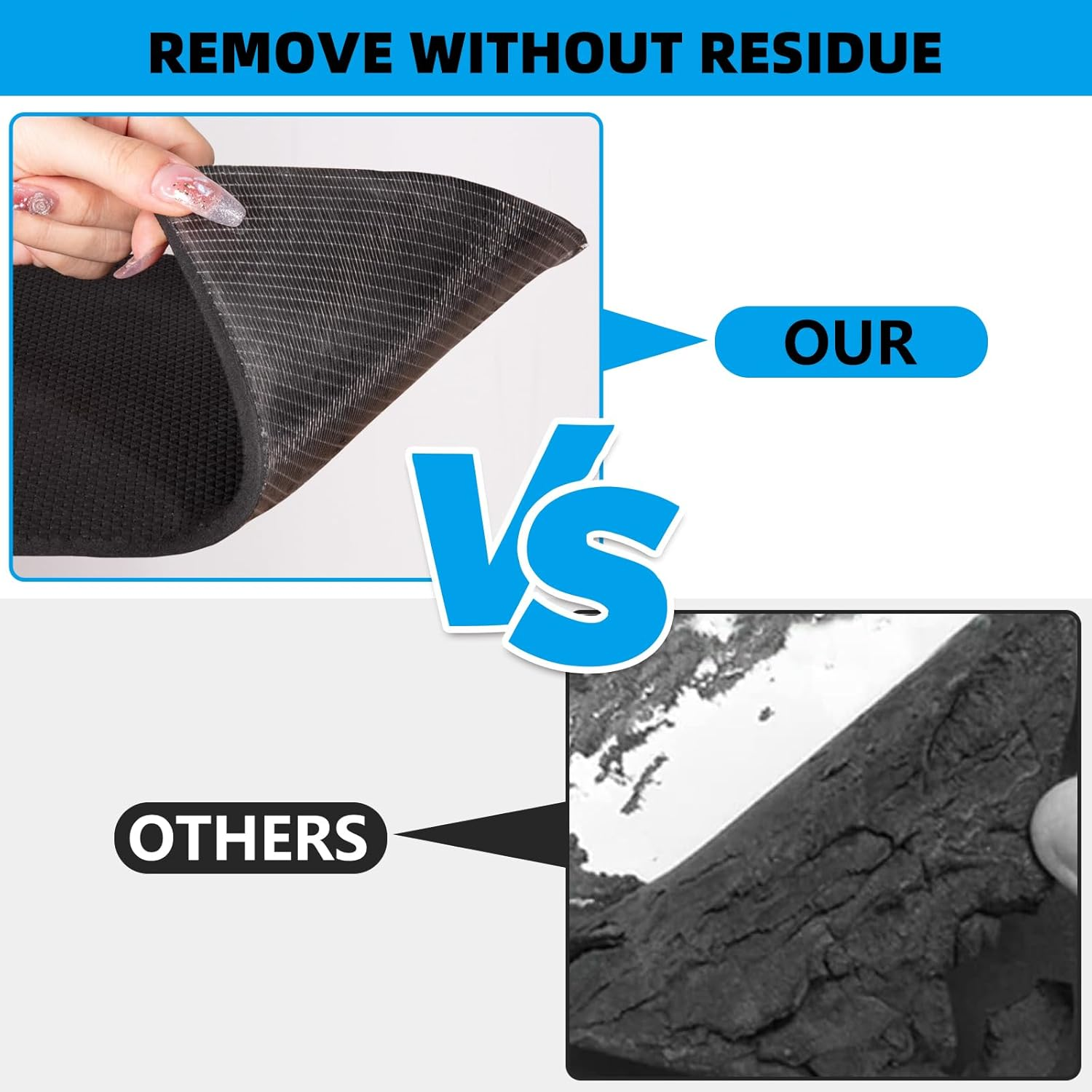 Spurtar Garage Wall Protector for Car Doors, 78 3/4'' X 7 7/8'' X 1/4" Ultra Thick Waterproof Self Adhesive Anti-Collision Mat - German Design (2 Pack) image number 5