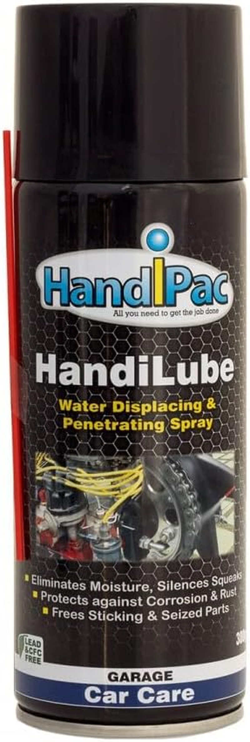 Handipac Handilube Water Displacement and Penetrating Spray, 300 G