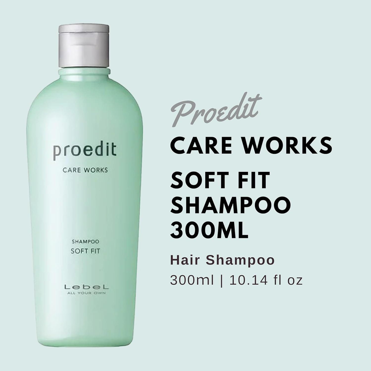 Lebel Proedit Care Works Soft Fit Shampoo 300 Ml image number 1