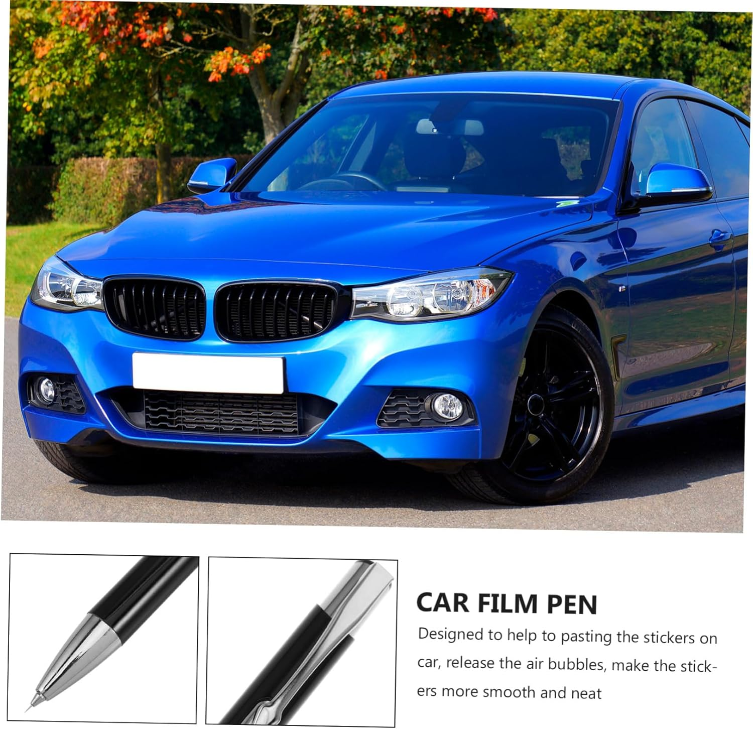 FUNOMOCYA Vinyl Weeding Tool Set Precision Pin Pen Comfortable Grip Craft Vinyl Weeder for Automotive Wraps and Wall Decals Includes Refills for Accurate Air Release Design for Use image number 3