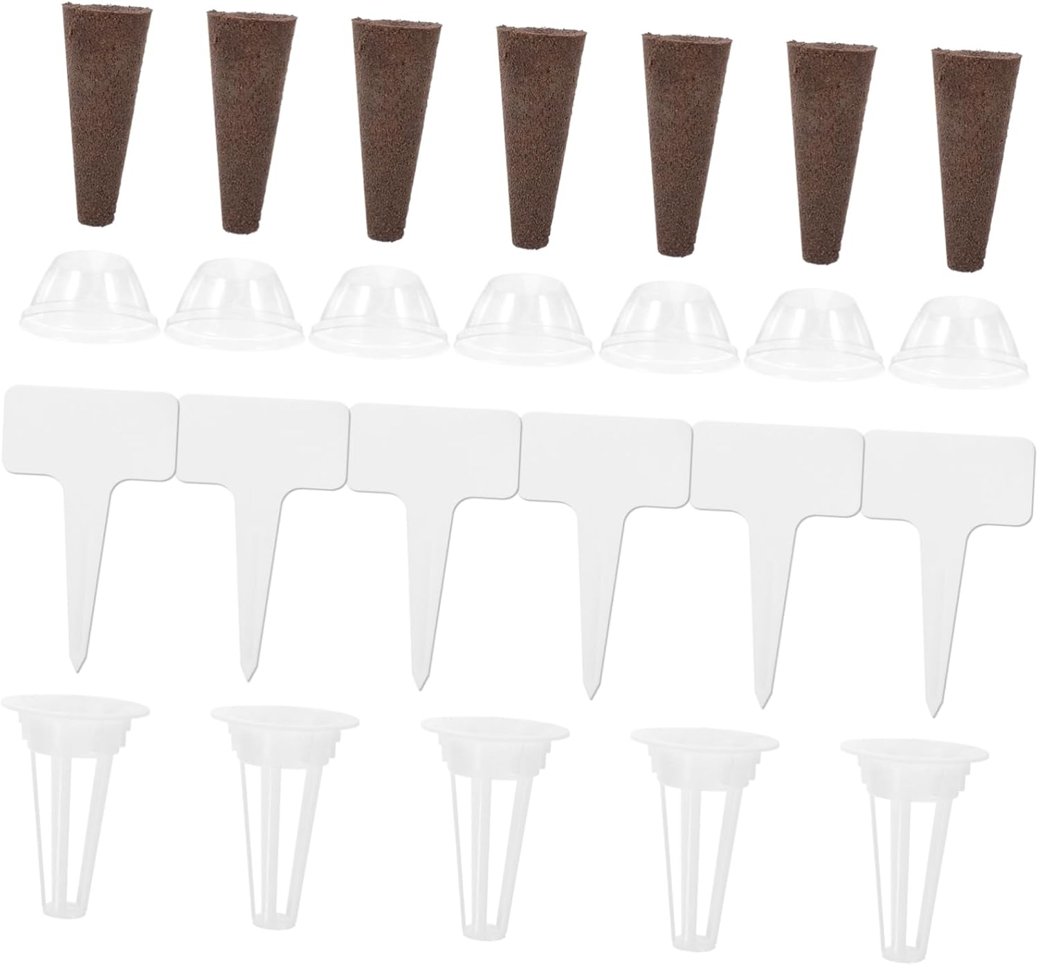 PAMINGONO 1Set Hydroponics Planting Kit with Plant Growth Sponges Containers for Indoor Hydroponic Gardening for Compatible Systems image number 6