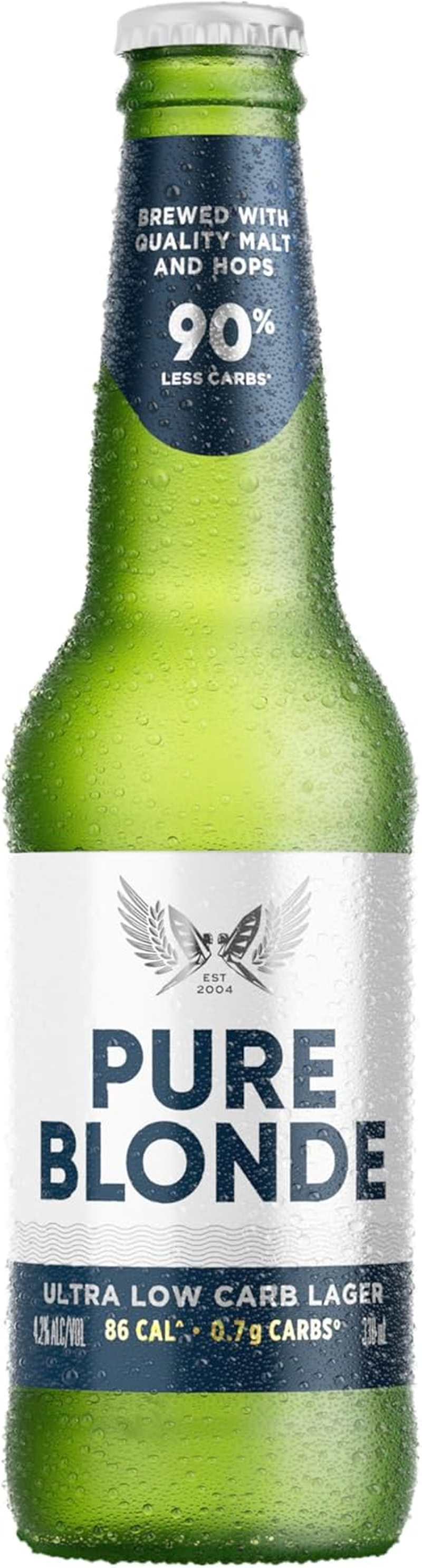 Pure Blonde Ultra Low Carb Lager, Light & Refreshing Finish, 4.2% ABV, 355Ml (Case of 24 Bottles) image number 2