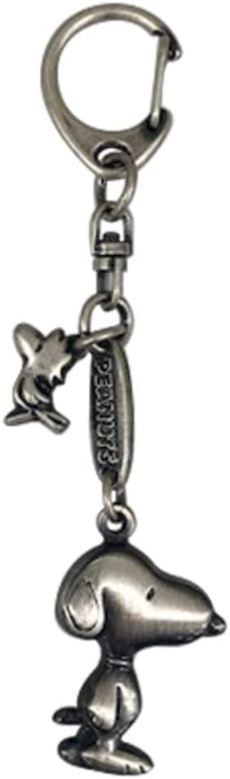 Ushikubo Kogei SN-047 Snoopy Cast Key Holder, Silver Fulbi