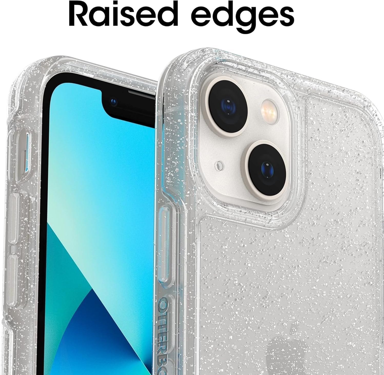 Otterbox Iphone 13 Mini & Iphone 12 Mini (Only) - Symmetry Clear Series Case - Stardust - Ultra-Sleek - Wireless Charging Compatible - Raised Edges Protect Camera & Screen - Non-Retail Packaging image number 3