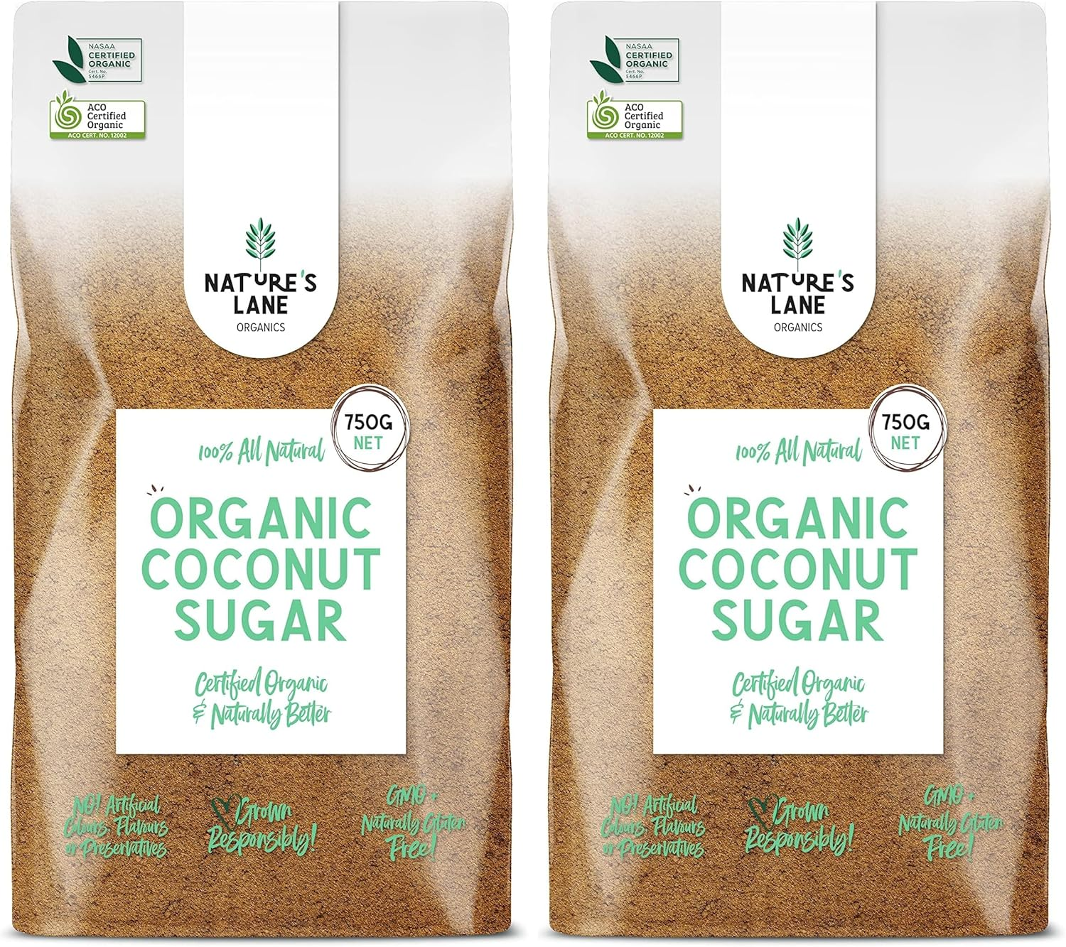 Natures Lane Organics Coconut Sugar 750 G image number 1