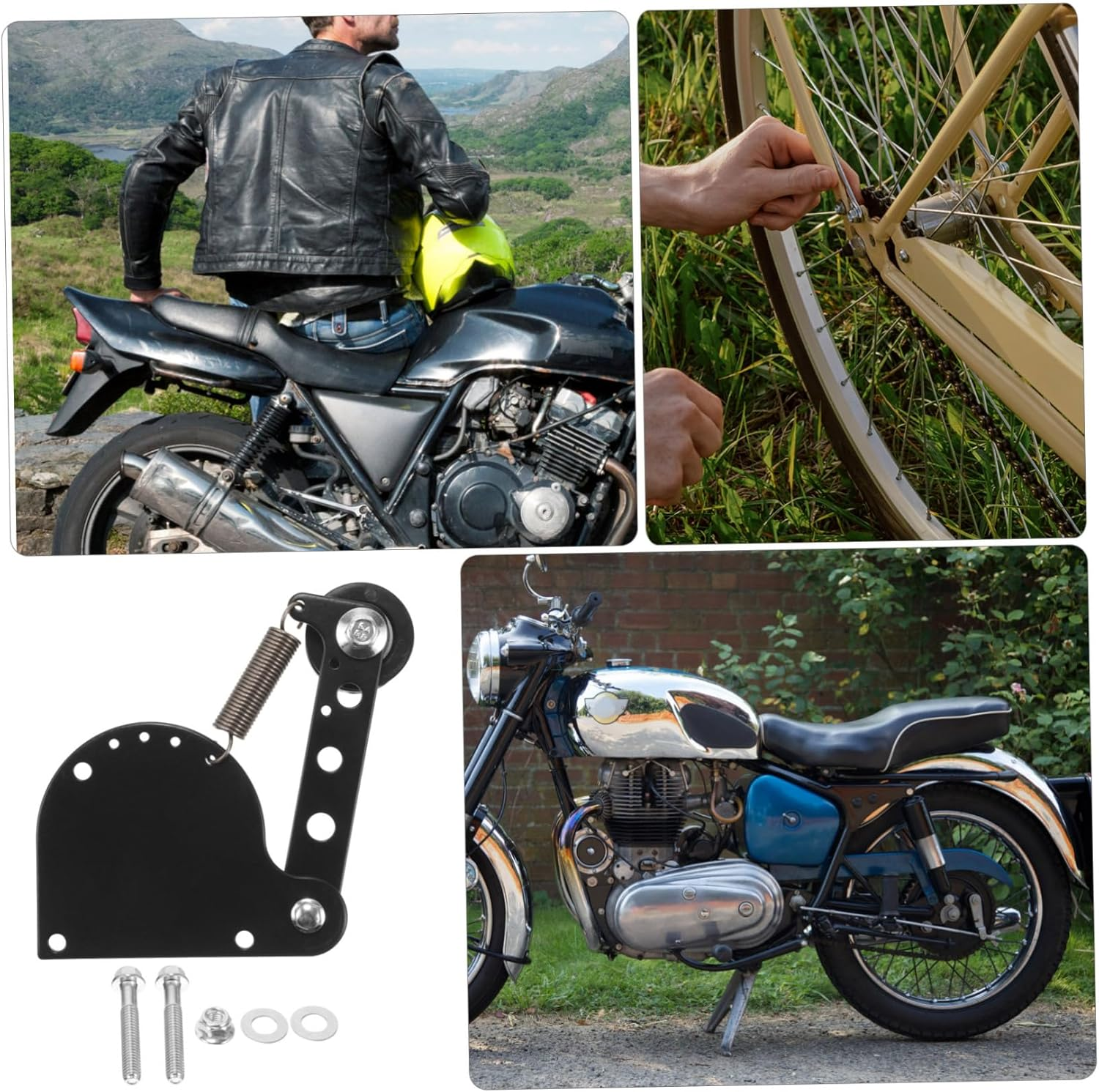 LIFKOME Motorcycle Chain Tensioner Gear Chain Fastener Tensioning Tool Cycling Accessories image number 2