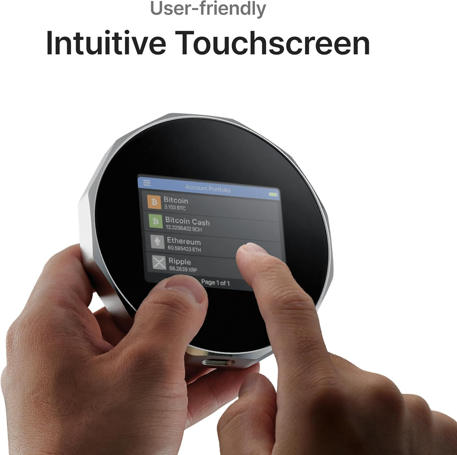 Secux V20 plus - Most Secure Crypto Hardware Wallet W/Bluetooth & NFT Support - Cross Platform - Easily Manage Your Bitcoin, Ethereum, BTC, ETH, SOL, LTC, Doge, BNB, XLM, ERC20, BSC and More (V20) image number 6