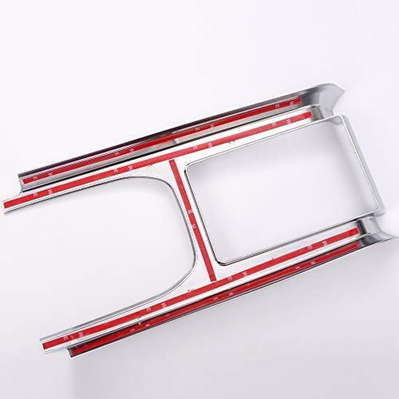 Car Gear Shift Panel Cover Frames 1Pc for Land Rover Discovery Sport 2015 2016 2017 2018 2019(Silver) image number 3