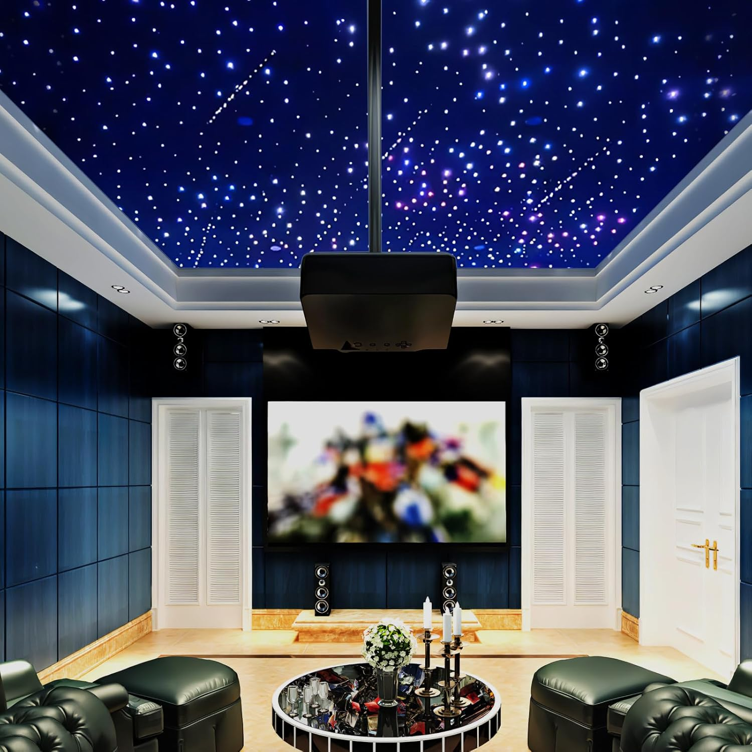 Alipis 500Pcs Car Roof Lights Kit Twinkle Starlight Headliner Fibre Optic Ceiling Car Interior Lights image number 4