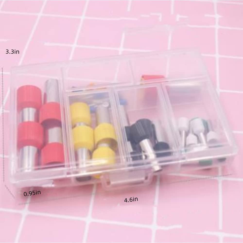 40 Pcs Polymer Clay Cutters, Stainless Steel Plastic Indentation round Circle Shape Cutters Mold Ceramics Dotting Baking Ring Mold Cutter Punch Tools for Clay Pottery Craft Handmade with Storage Case image number 1