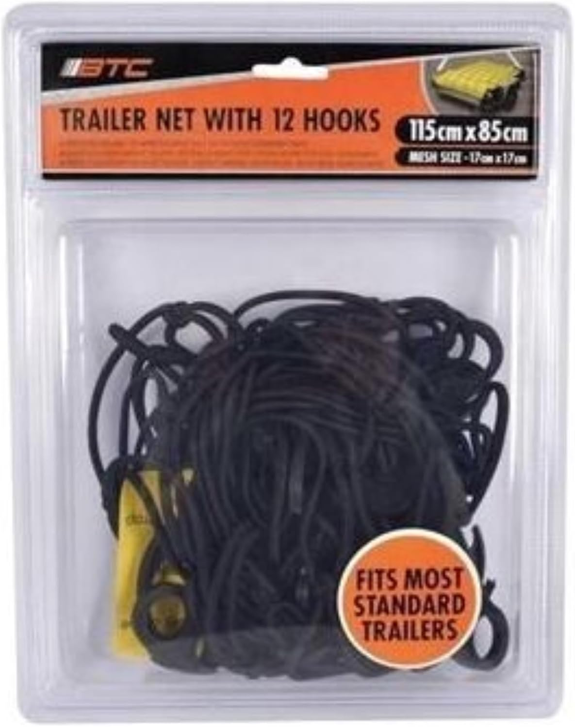 BTC Trailer Net with 12 Hooks, 85 Cm X 115 Cm Size image number 1