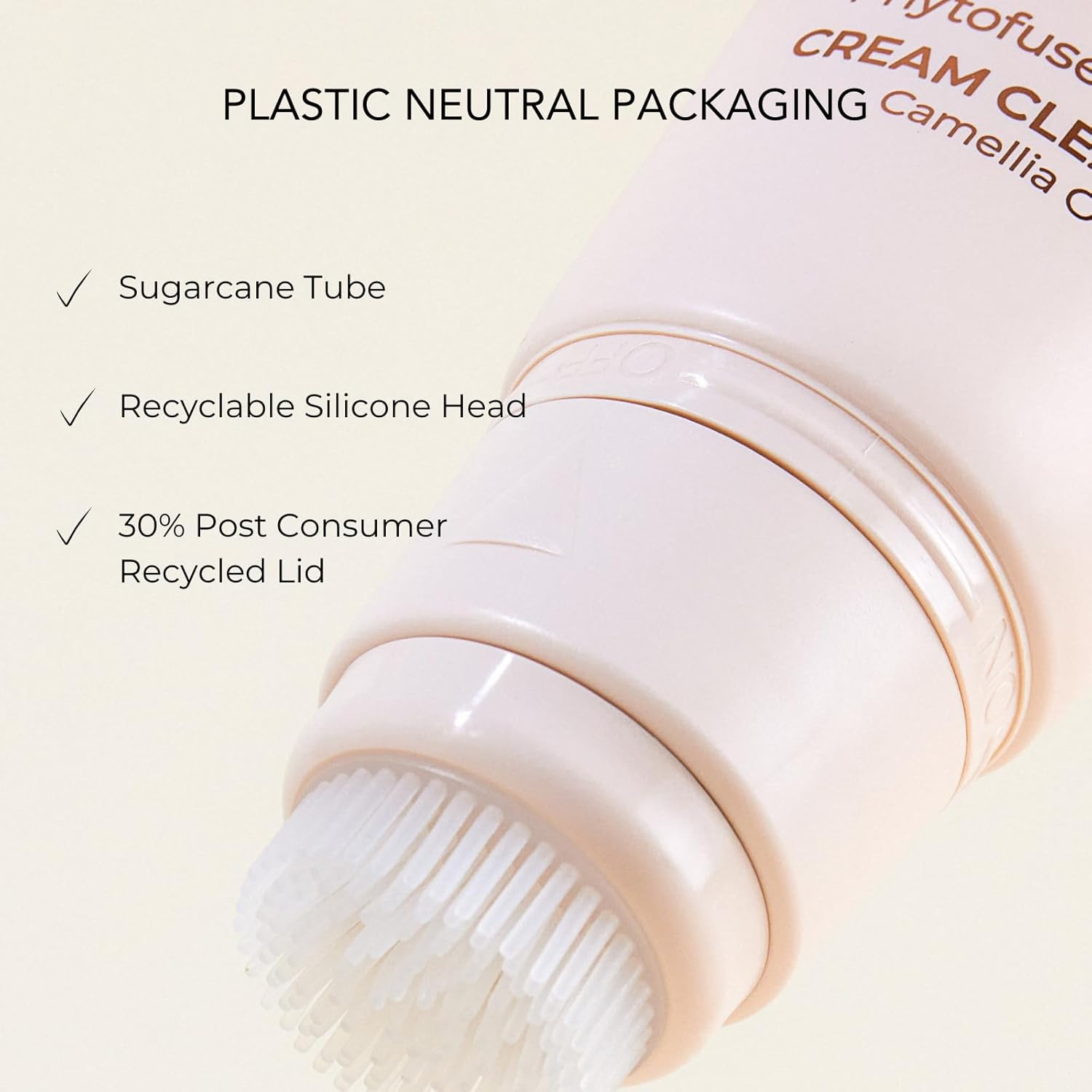 INIKA Organic Phytofuse Renew Cream Cleanser | Sensitive, 100% Natural, Deeply Cleanse & Boost Circulation. Restores Hydration & Protects Skin Barrier. 100Ml image number 4