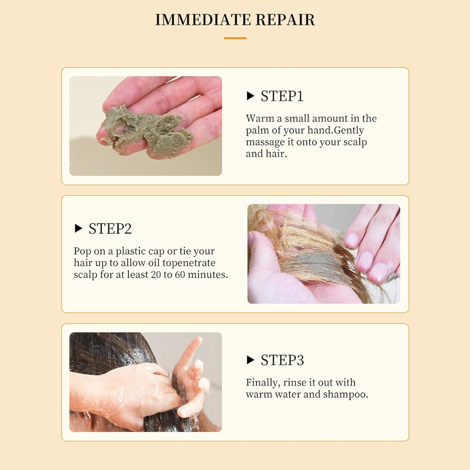 Batana Oil for Hair - 100% Raw & Organic Batana Oil from Honduras,Unrefined Organic Batana Oil for Prevent Hair Loss, Enhances Hair Thickness, Eliminates Split Ends for Men & Women - 118G image number 1