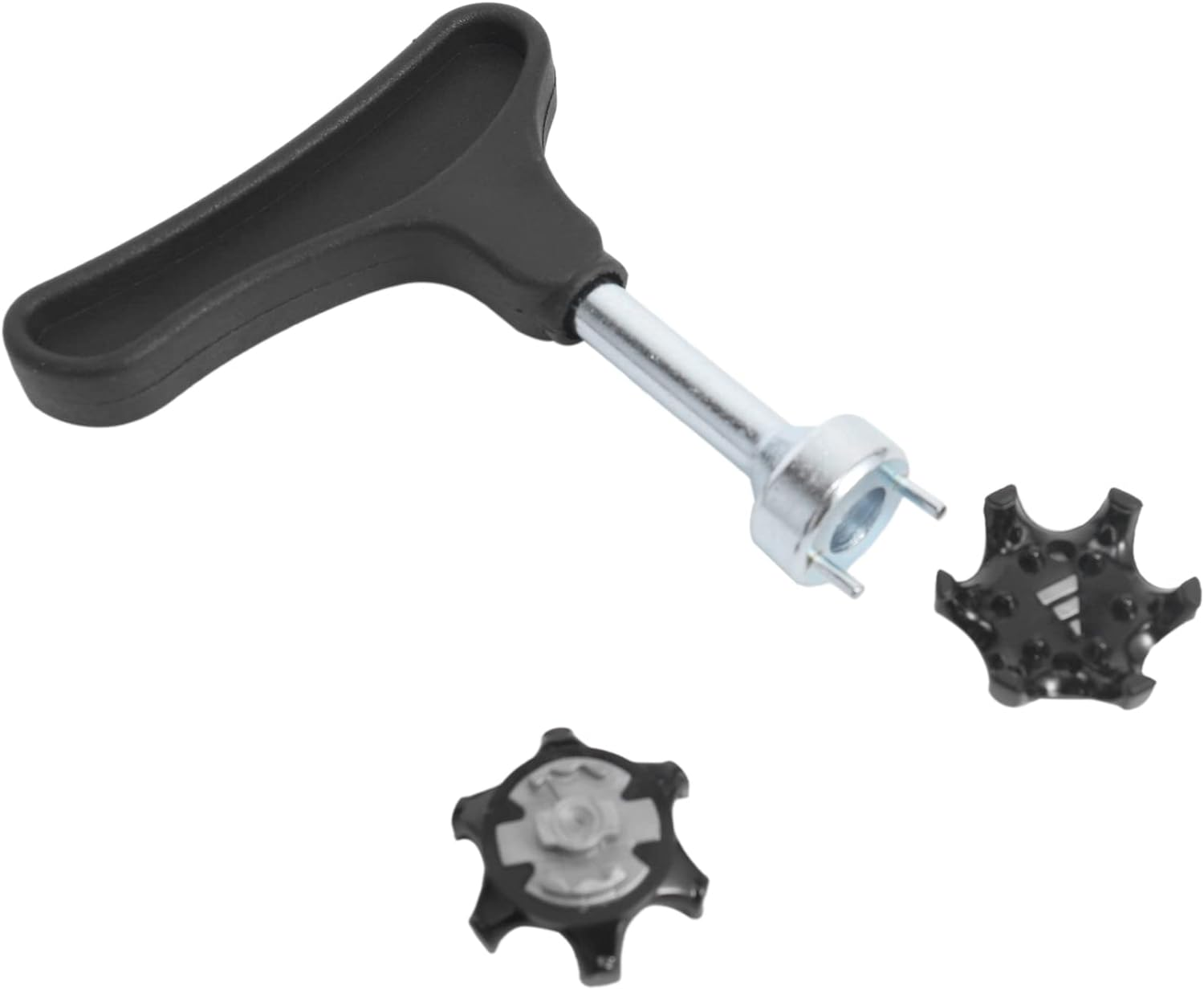 25Pcs Easy to Change Studs, Universal anti Skid Golf Shoes, with Golf Wrench Two Pin Shoes Remover Replacement image number 6