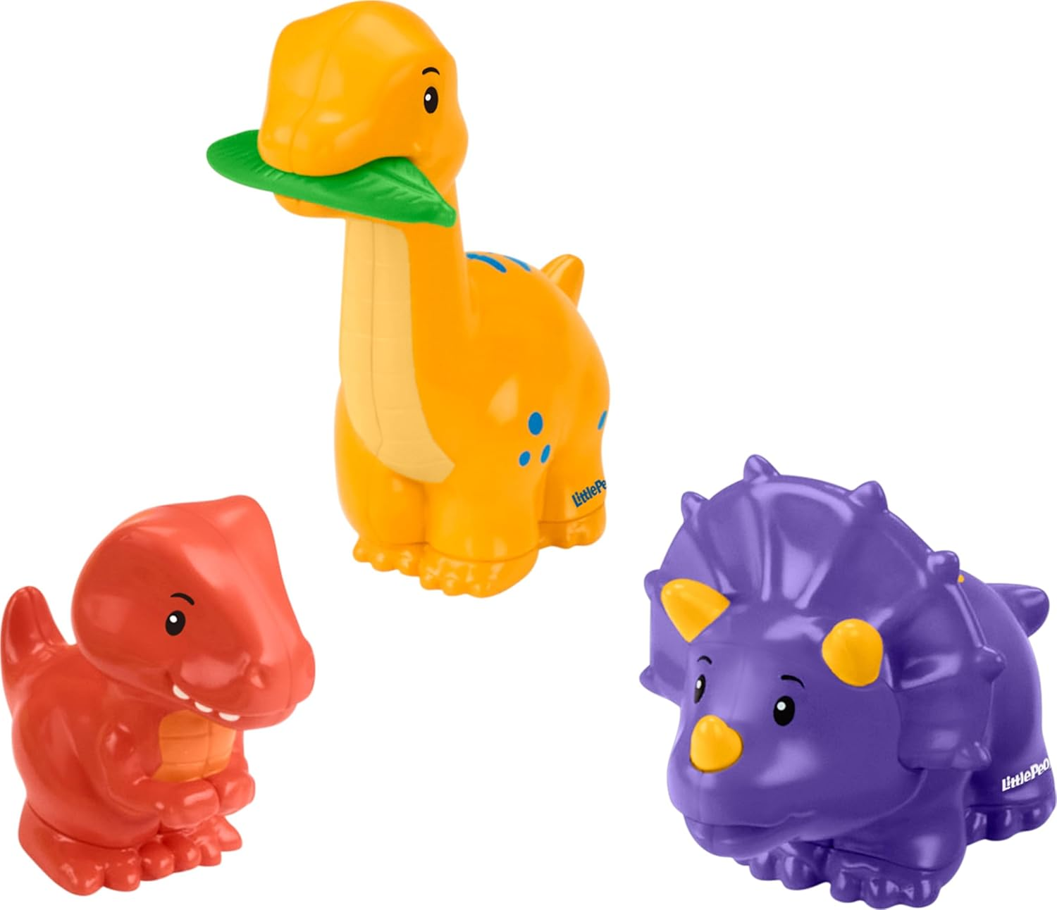 Little People Toddler Toy Dinosaur Village Playset & Play Mat with 3 Figures for Pretend Play Kids Ages 1+ Years image number 5