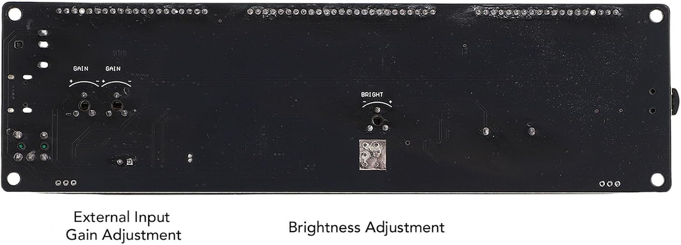 Audio Spectrum Analyzer with VFD Display, 32Hz-20Khz LED Music Spectrum, Sound Control Level Audio Indicator, Rhythm Analyzer Meter, Advanced AGC, Adjustable Bringhtness image number 6