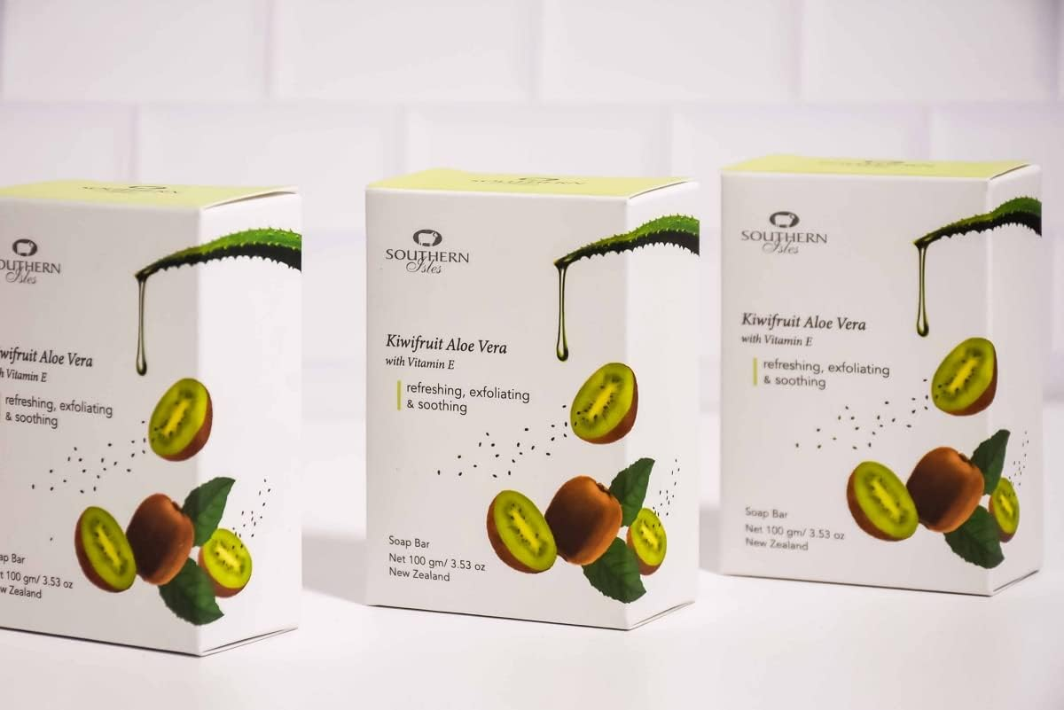 Kiwi Fruit & Aloe Vera Soap | Southern Isles | New Zealand