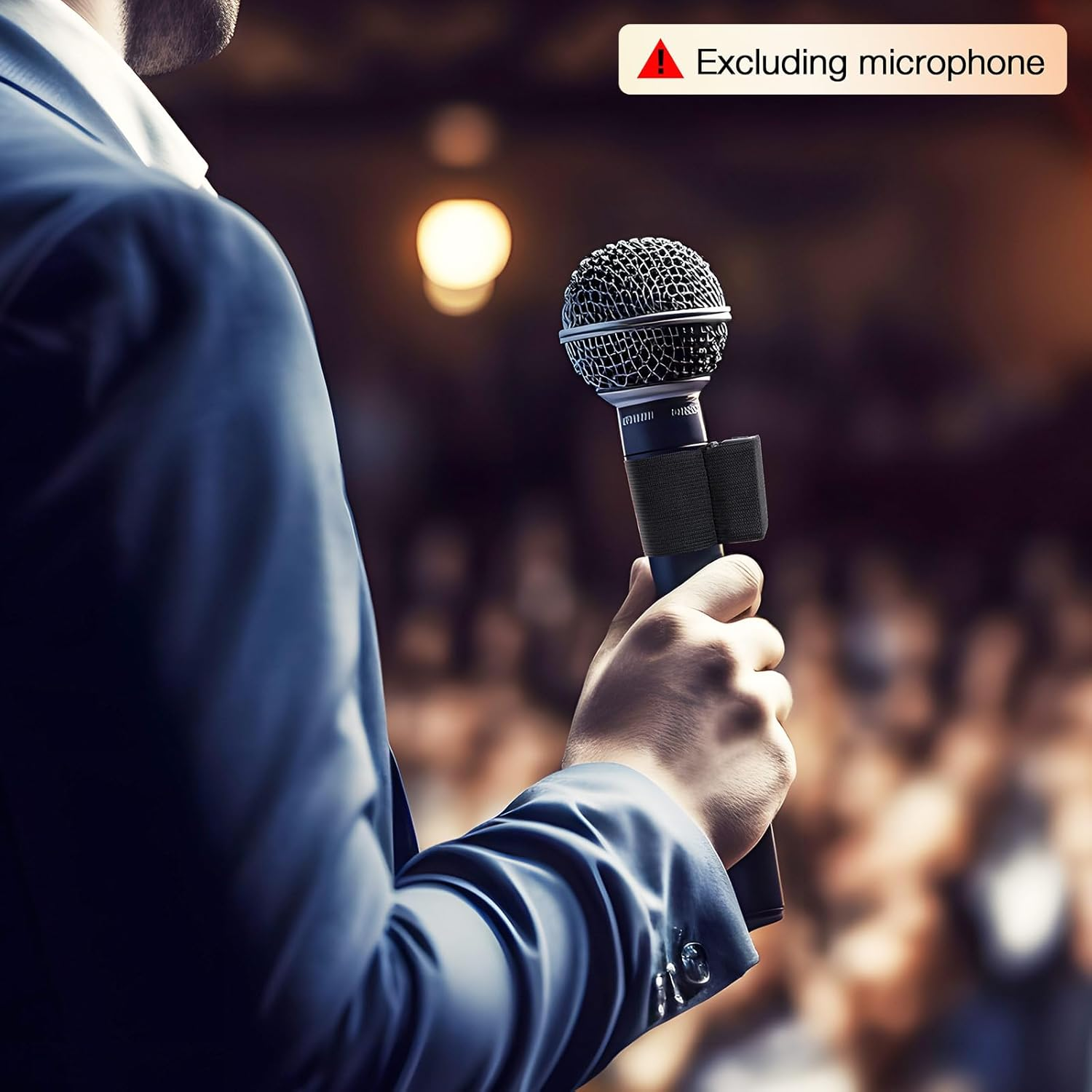 SUNMON Rode Hand Microphone Elastic, 2 PC Rode Elastic Sleeve, for Rode Wireless Go 2 - 2Pcs, Microphone Accessories image number 5