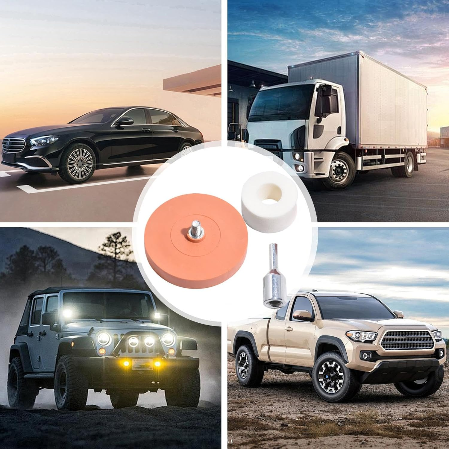 Decal Rubber Wheel, Adhesive Removal Wheel, 4 Inch Rubber Wheel for Drill | Decal Removal Tool, Glue Remover for Body Stickers, Rimu image number 3