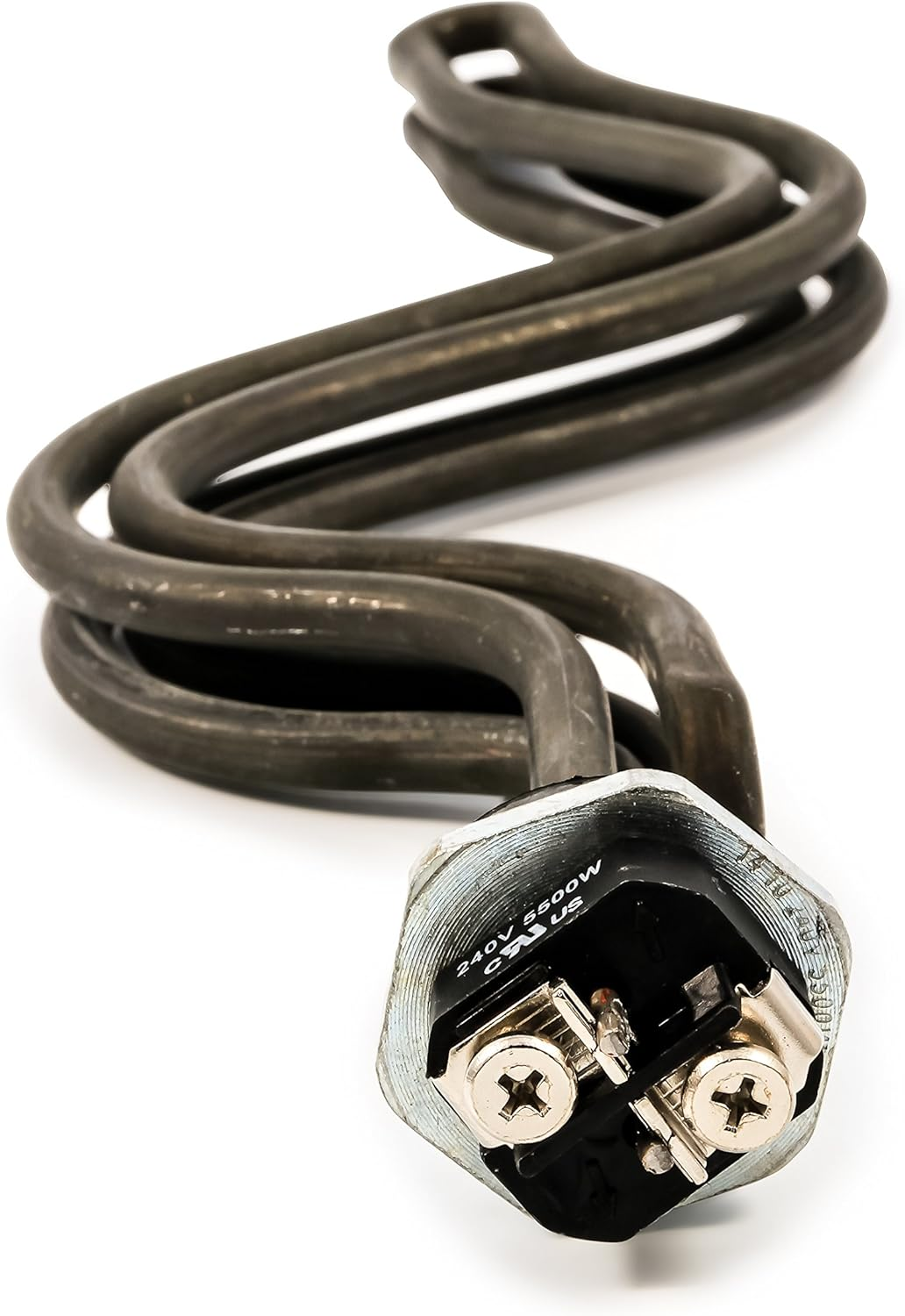 Camco 02962/02963 5500W 240V Screw-In Lime Life Ripple Water Heater Element - Ultra Low Watt Density