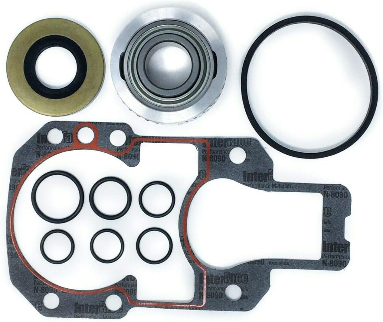 Lucasng Gimbal Bearing Seal & Gasket Kit for Mercruiser Alpha One Gen1, Alpha Gen 2 R/MR image number 1