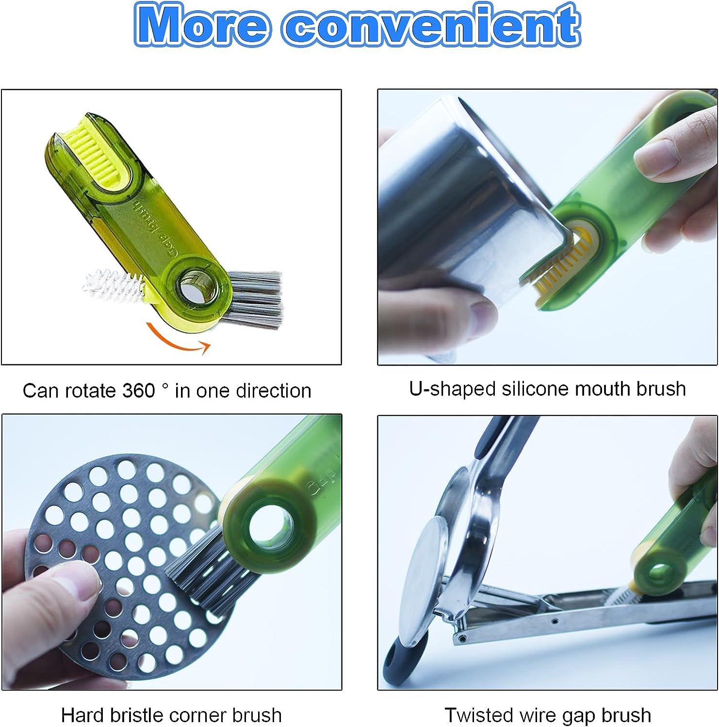 Potato Ricer with 3 Interchangeable Discs Large Mashed Potatoes Ricer Stainless Steel Kitchen Press and Mash Tool Heavy Duty Potato Masher Squeezer Kitchen Gadget Easy to Clean image number 4