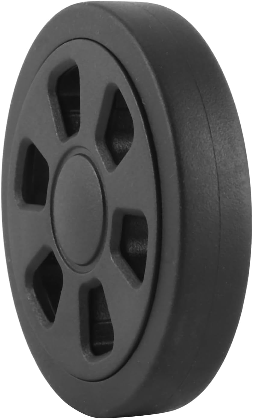 60Mm X 12Mm Luggage Wheels Replacement Wear PU Suitcase Wheels Black 2Pair image number 6