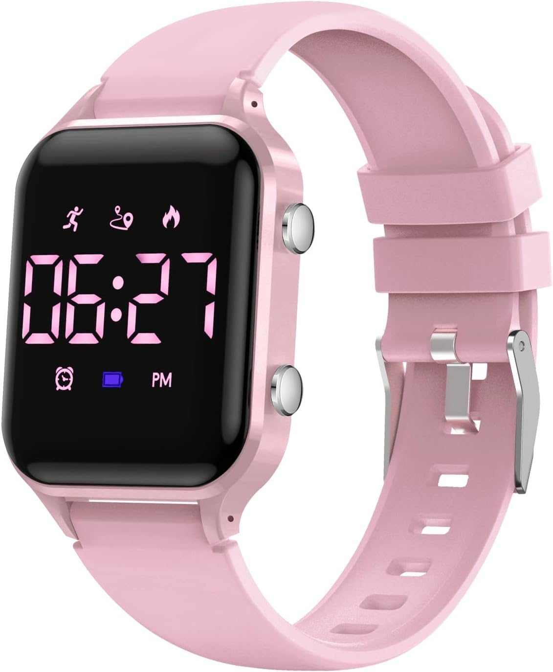 Waterproof Kids Digital Watches for Boys Girls,Sport Watch with Pedometer Stopwatch Vibration Alarm for Ages 5-13,No App Fitness Tracker Watch for Kids Teens Birthday