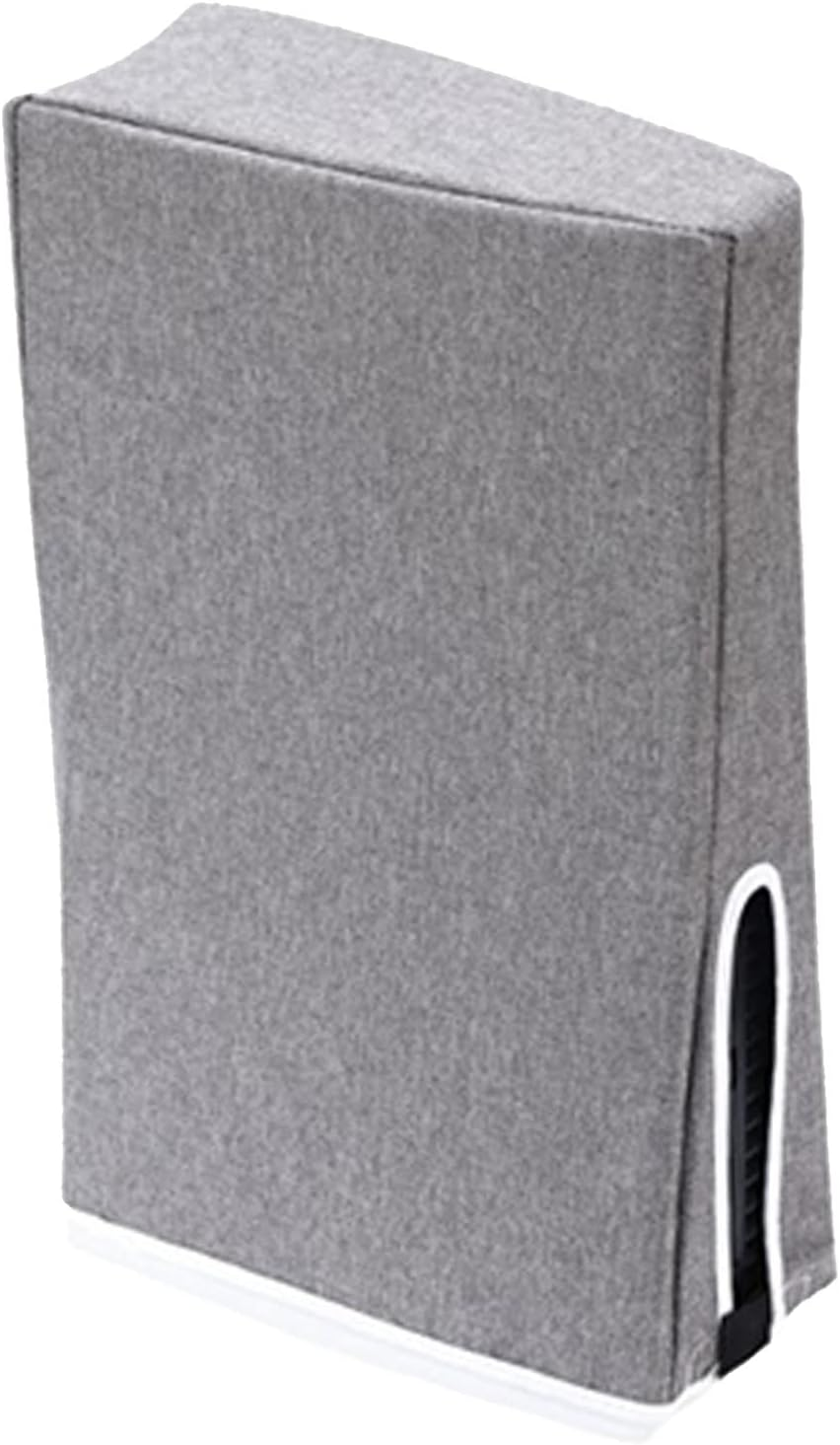 Dust Cover for PS5, Oxford Cloth anti Scratch Waterproof Dust Case for PS5, Game Console Vertical Dust Cover Replacement for Home Gaming Room (Gray) - Gray image number 1