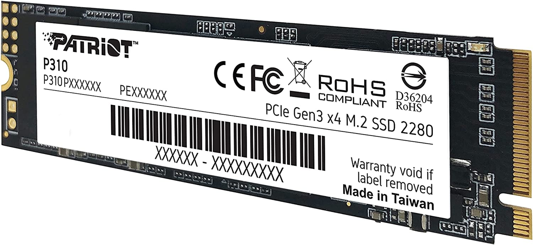 Patriot P310 240GB Internal SSD - Nvme Pcie M.2 Gen3 X 4 - Low-Power Consumption Solid State Drive - P310P240GM28 image number 4
