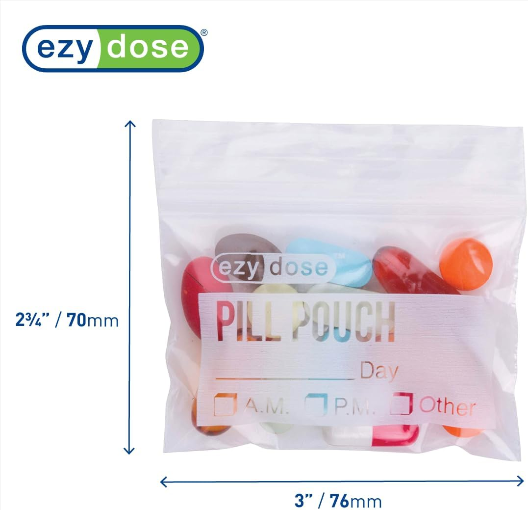Ezy Dose Disposable Pill Pouches (50 Count) │ Pill and Vitamin Storage image number 3