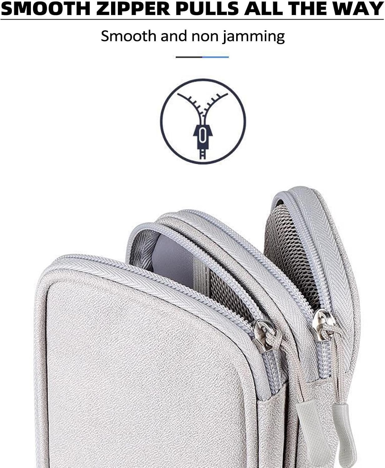 Electronic Organizer Travel Case | Travel Cord Organizer | Cord Storage Bag Travel Case, Travel Cable Organizer Pouch, Waterproof Electronic Accessories Carrying Bag Maijia image number 3