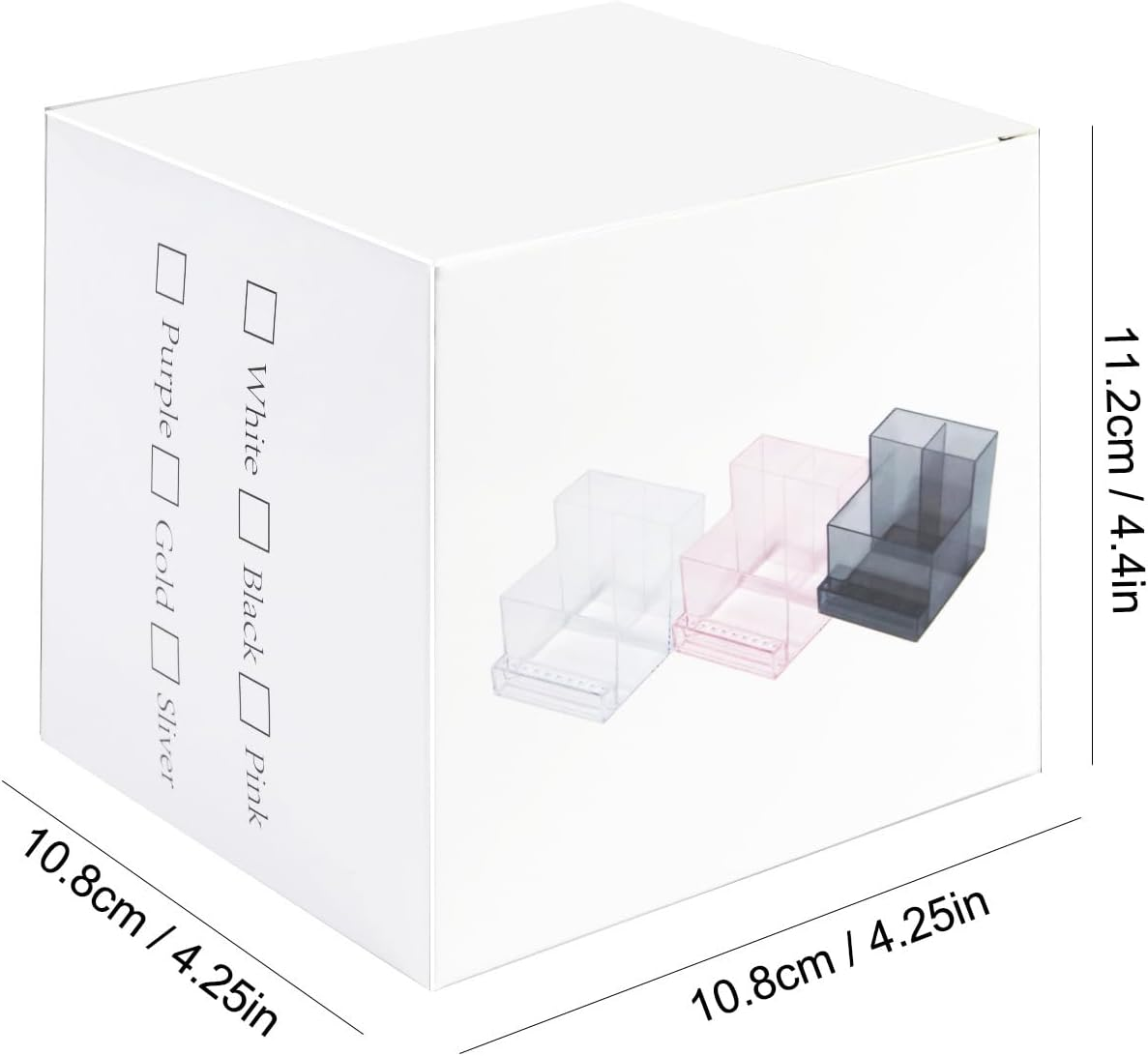 Drill Bit Holder Nail Tech, 10 Holes Nail Storage Organizer for Nail Tools, Nail Tech Must Haves, Practical, Stable, Professional Nail Drill Tool Display Holder for Women Girls image number 3