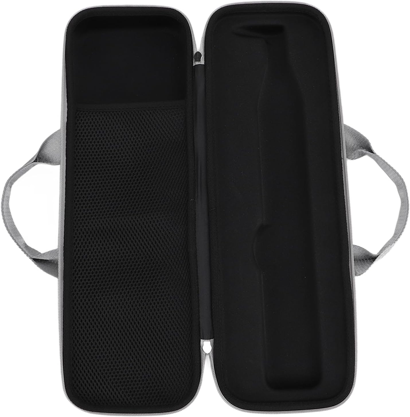 Jiawu Hard Shell Travel Case for Hair Stylers, Waterproof EVA Storage Bag with Shockproof Design, Portable Organizer for Dual Voltage Hair Tools, Fits for Airstrait HT01, Gray image number 6