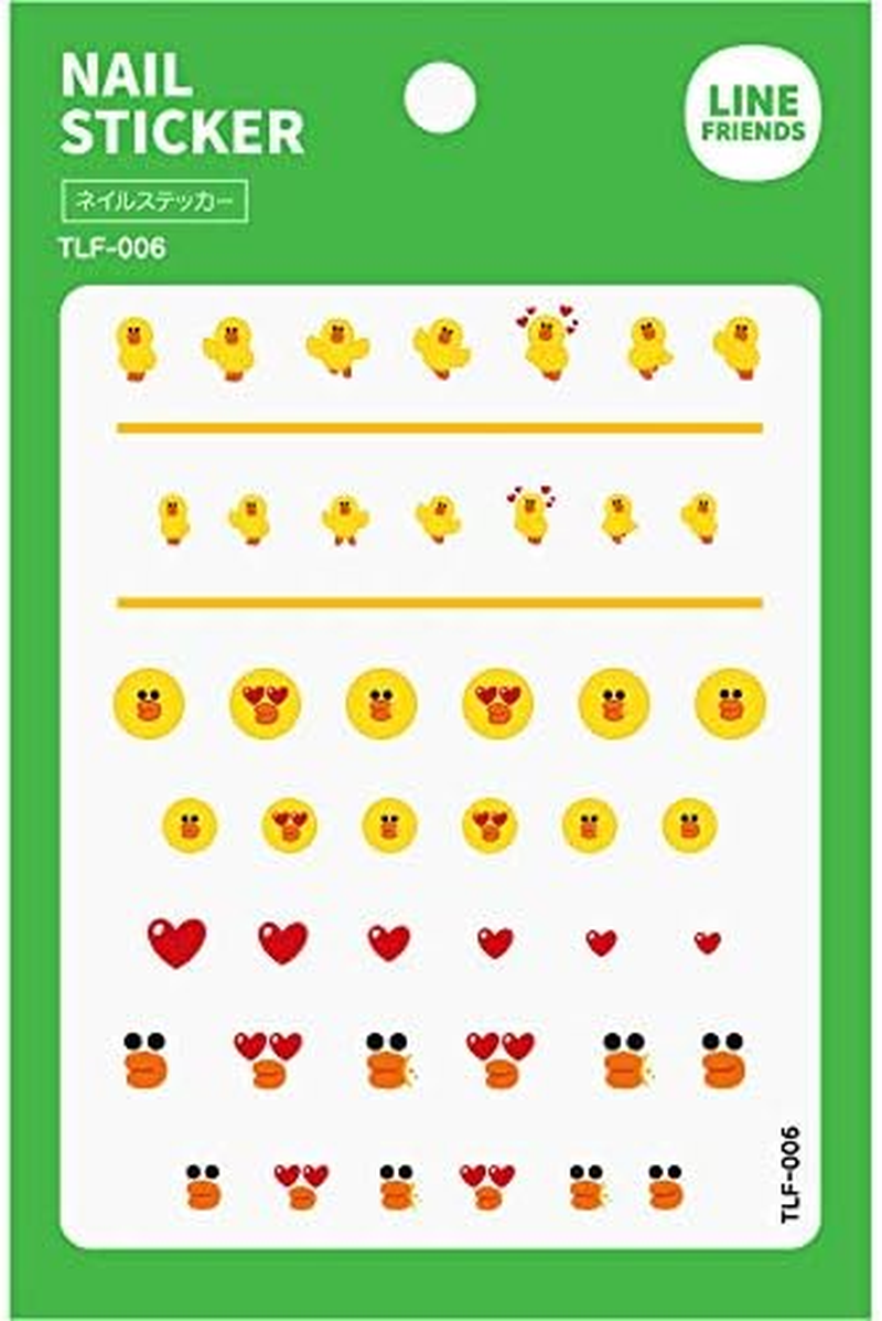 TOK|LINEFRIENDS TLF-006 Nail Sticker image number 5
