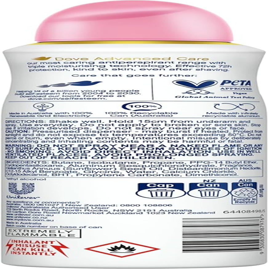 Dove Advanced Care Go Fresh Pomegranate & Lemon Verbena 72H Antiperspirant Deodorant 250 Ml image number 2