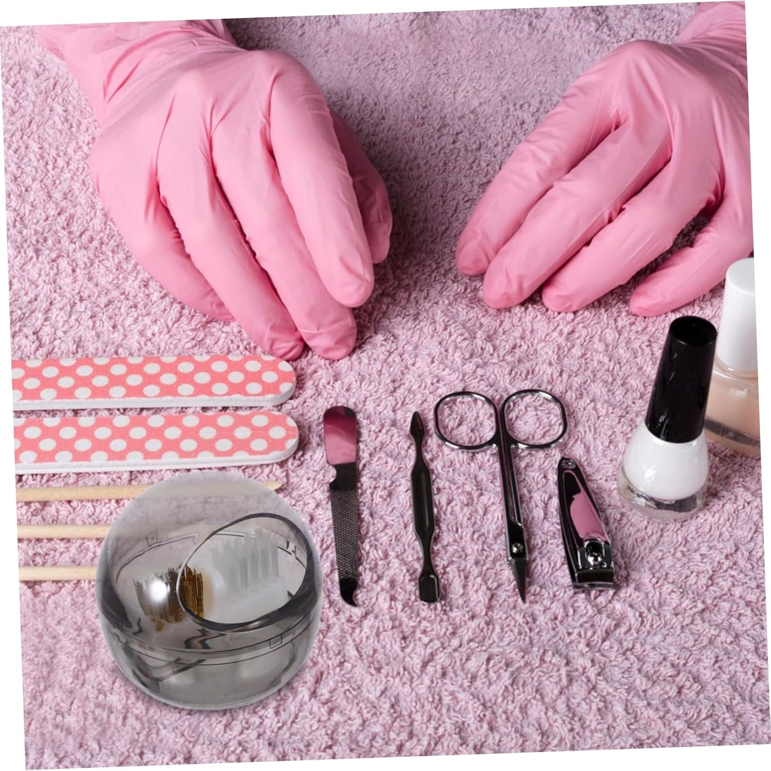 CALLARON Nail Tool Cleaner Brush with Dual Purpose and Bristles Protective Case for Nail Drill Bit Cleaning Compatibility for Professional image number 4